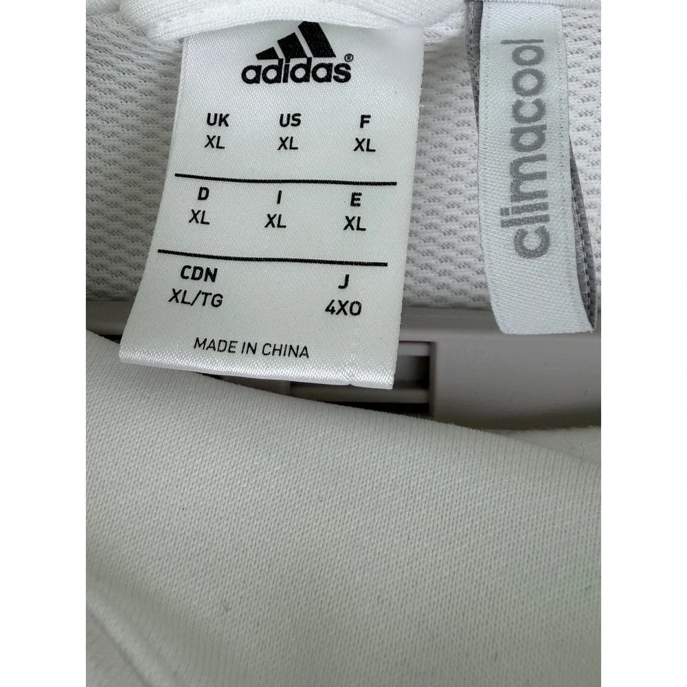 Adidas Chelsea FC Training Top Mens XL White Excellent Soccer Climacool S12044